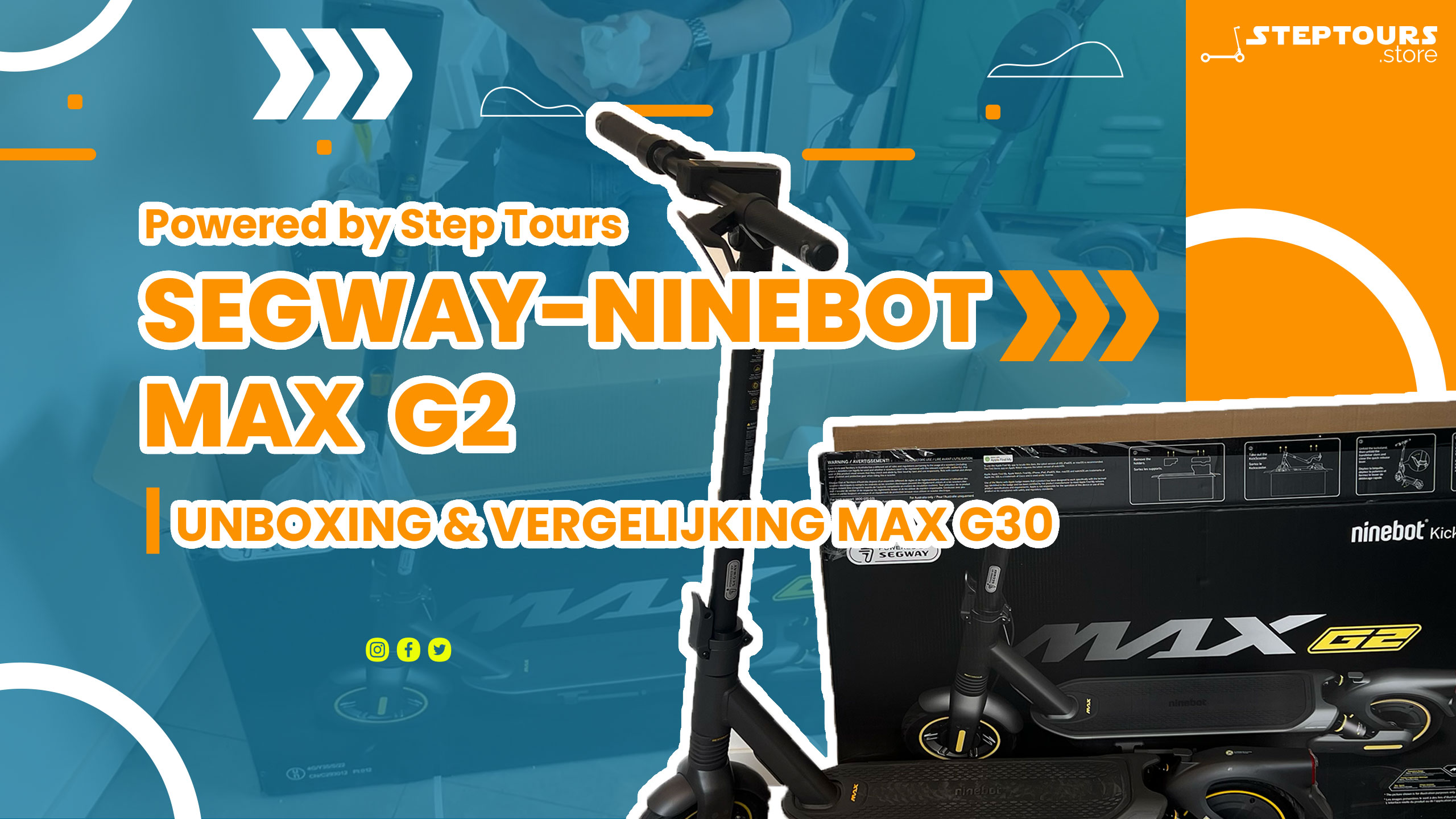 &#039;Unboxing&#039; en eerste indrukken van de nieuwe NINEBOT SEGWAY MAX G2